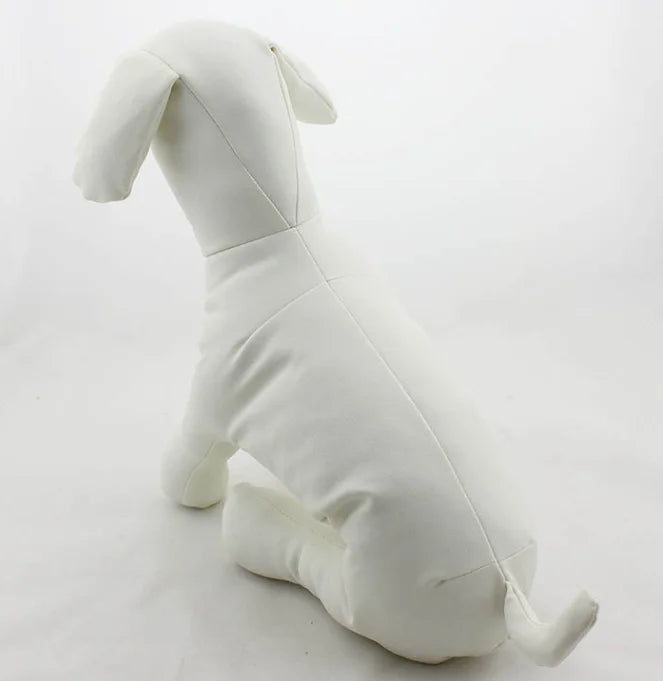 Pet Torsos Models PVC Leather Models Dog Mannequins Pet Clothing Stand S/M/L