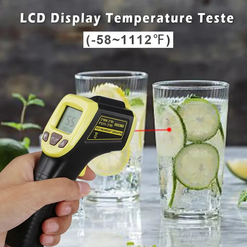 Digital Infrared Thermometer Non Contact Laser IR Temperature LCD DisplayPyrometer Tester Industrial Temperature Instrument