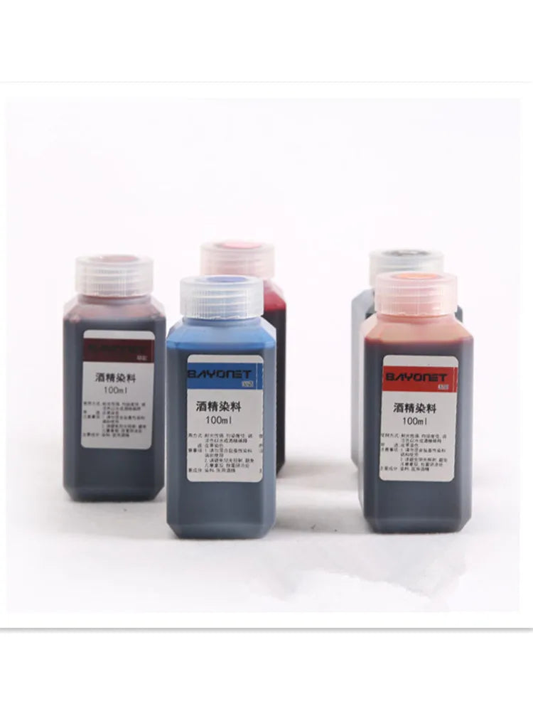 16 Colors Carving 100ml/bottle Leather Alcohol Dye Leather Dyeing Diy Handmade Cowhide Dyeing Agent Leather Leather Coloring Age