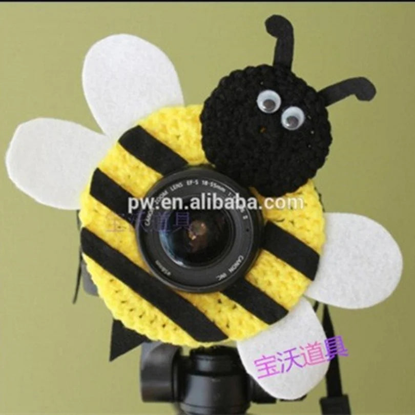 Baby photography Attracts Toys Camera Buddies Lens Decoration Knitted Camera Buddy   Lens Buddy Photography Accessories