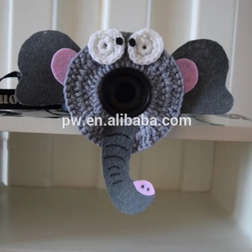 Baby photography Attracts Toys Camera Buddies Lens Decoration Knitted Camera Buddy   Lens Buddy Photography Accessories