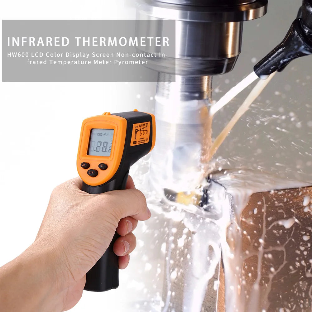 Digital Infrared Thermometer -50~600℃ GM320/GM320S/HW600/HW550 LCD Display Contactless Thermometer Pyrometer IR Laser Point
