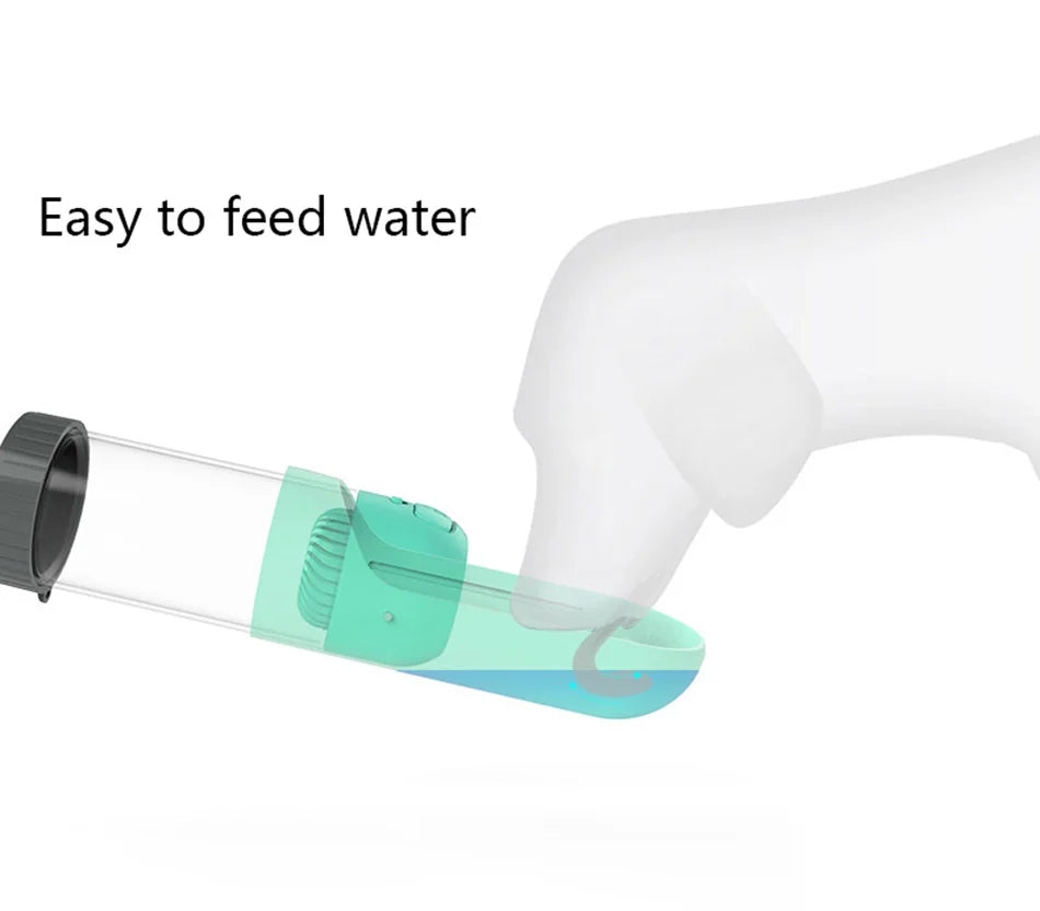 Portable Pet Dog Water Bottle With Filter Drinking Bowls For Dogs Cats Feeding Water Dispenser Pet Activated Carbon Filter Bowl