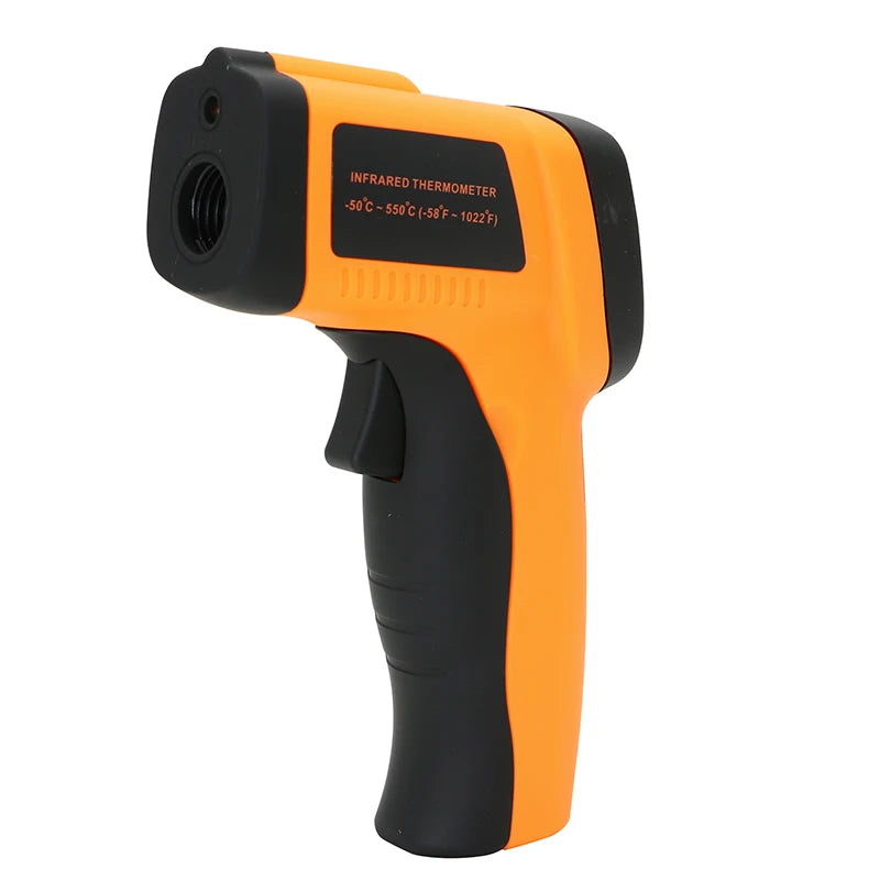 Handheld Digital Infrared Thermometer -50-380°C/-50-550°C Laser Temperature Meter LCD Display Temperature Gun For Industrial