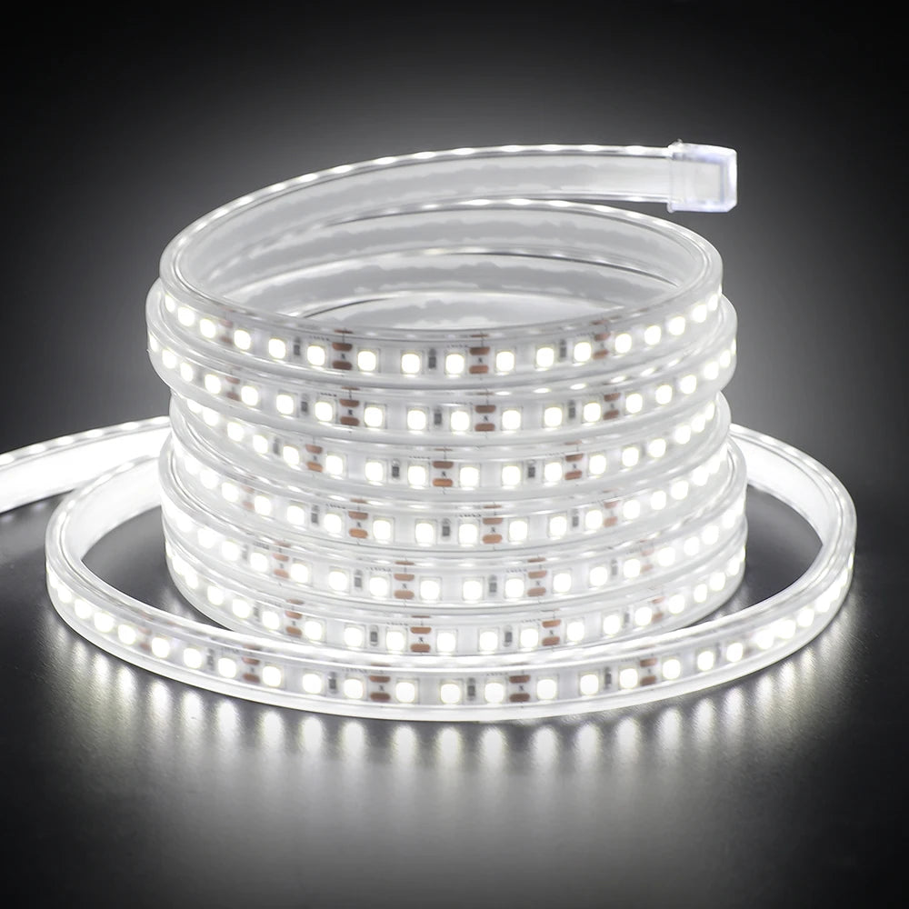 LED Strip 12V 24V Waterproof IP67 White Warm White 2835 120LEDs/m Flexible Led Tape For Outdoor Garden Decor 0.5M 1M 2M 3M 4M 5M