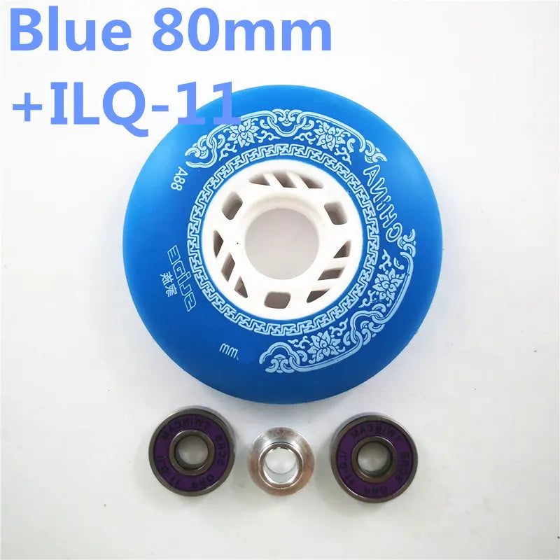 Branded SKATING 3rd 90A inline skates wheel Braking roller Blade rodas Slide Skating Ruedas for Sliding paiting