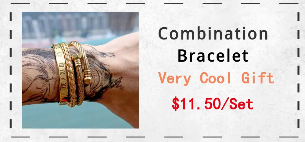 Men Bracelet jewelry 4pcs/set crown charms Macrame beads Bracelets Braiding Man Luxury Jewelry for women bracelet gift