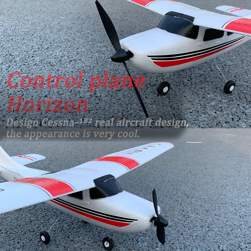 2022 Newest F949 Pro version 2.4G 3Ch RC Airplane 3D/6G Fixed Wing Plane CESSNA182 Outdoor Toys  RTF With Gyroscope 1020 motor
