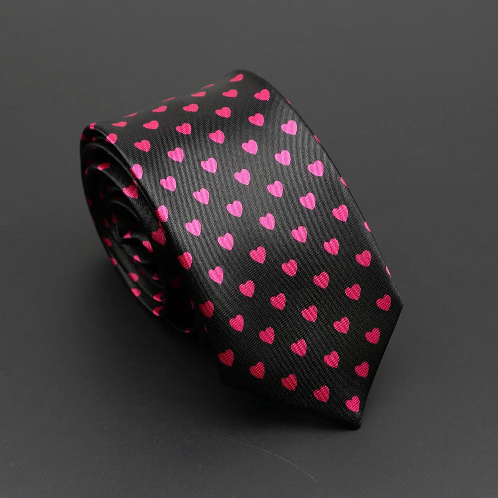 Classic Musical Notes Printed Tie Silky Narrow Neckties Slim Smooth Piano Guitar Necktie Simple Elegant Trendy Unisex Ties Gift