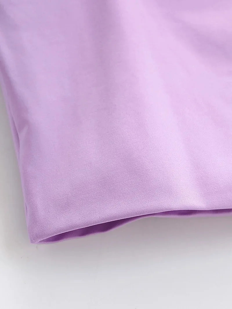 2024 Summer Women Sexy Sleeveless Tops Fashion Short Square Collar Tank Tops 6 Colors