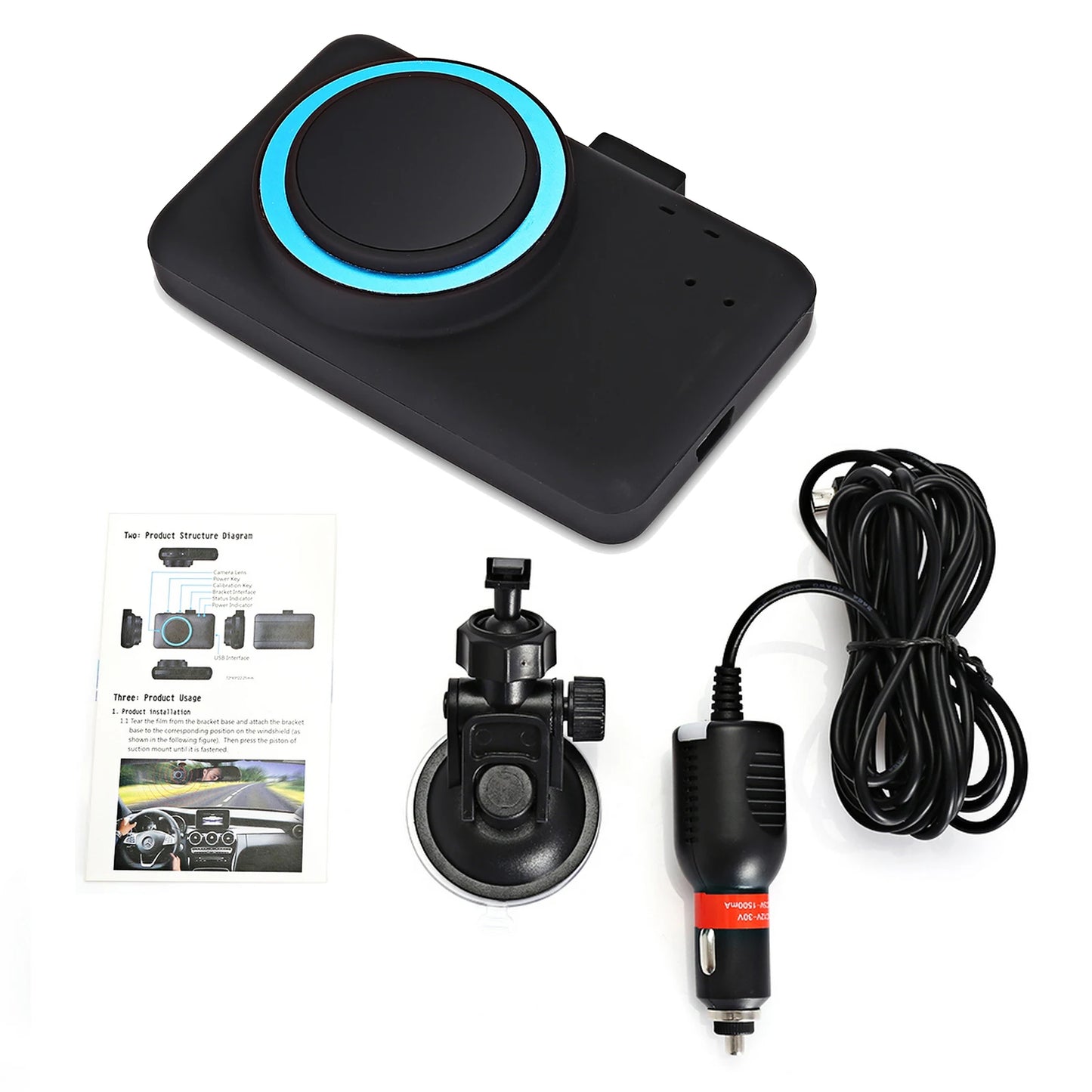 Car Accessories Fatigue Warning Alarm Device Head Up Driving Safe System for Truck Drivers Long-Distance Trip Prevent Drowsiness
