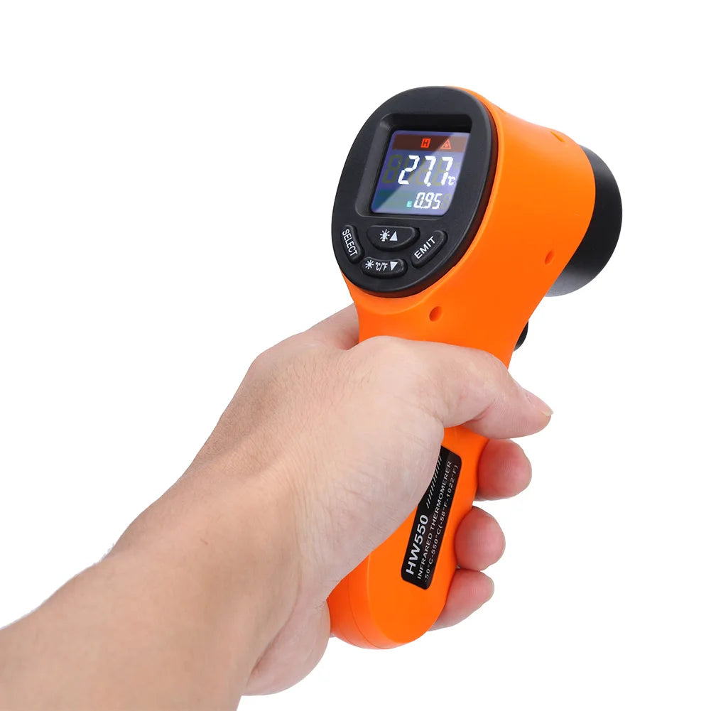 Digital Infrared Thermometer -50~600℃ GM320/GM320S/HW600/HW550 LCD Display Contactless Thermometer Pyrometer IR Laser Point