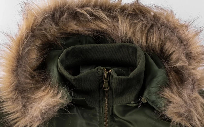 Winter Military Bomber Jacket Coat Men Air Force Army Tactical Jacket Warm Wool Liner Outerwear Parkas Hoodie Pilot Coat M-4XL