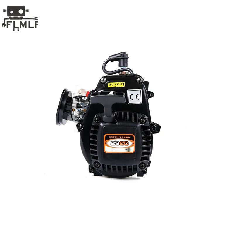 Rc Car R290 29cc 2T 4 Bolt Gasoline Engine Fit 1/5 Hpi Rofun Baha Km Rovan Baja Lois 5ive-T DBXL FG GoPed Redcat Car Toys Parts