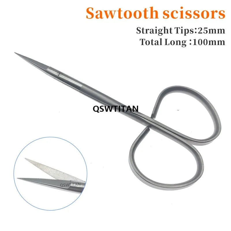 10CM Double-Eyelid Scissors stainless steel Scissors For Ophthalmic Surgical Instrument