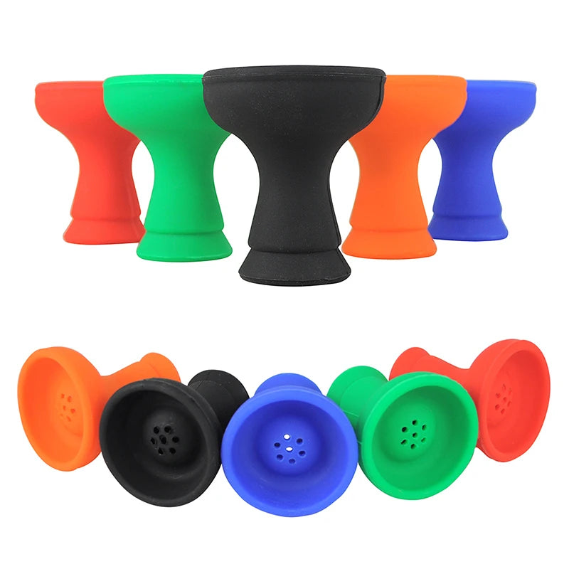 7 Hole Funnel Silicone Hookah Bowl Phunnel Shisha Accessory Nargila Sheesha Coal Holder Narguile Chicha Parts Nargileh Head Top