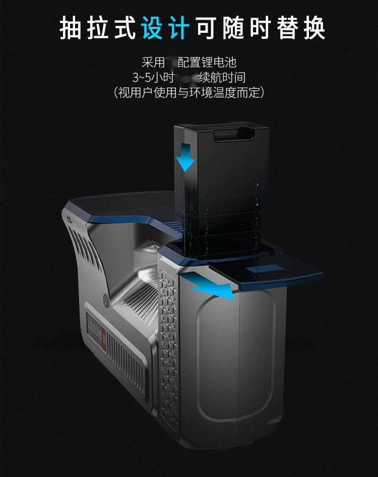 All-in-one portable mini outdoor handheld fiber laser marking machine for metal, hard plastic, rubber tire lettering