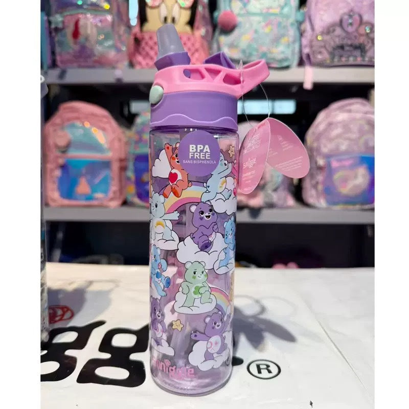 In Stock Rainbow Bear School Backpack Lightweight Large Capacity Breathable Waterproof Decompression Shoulder Bag  Pen Bag Gift