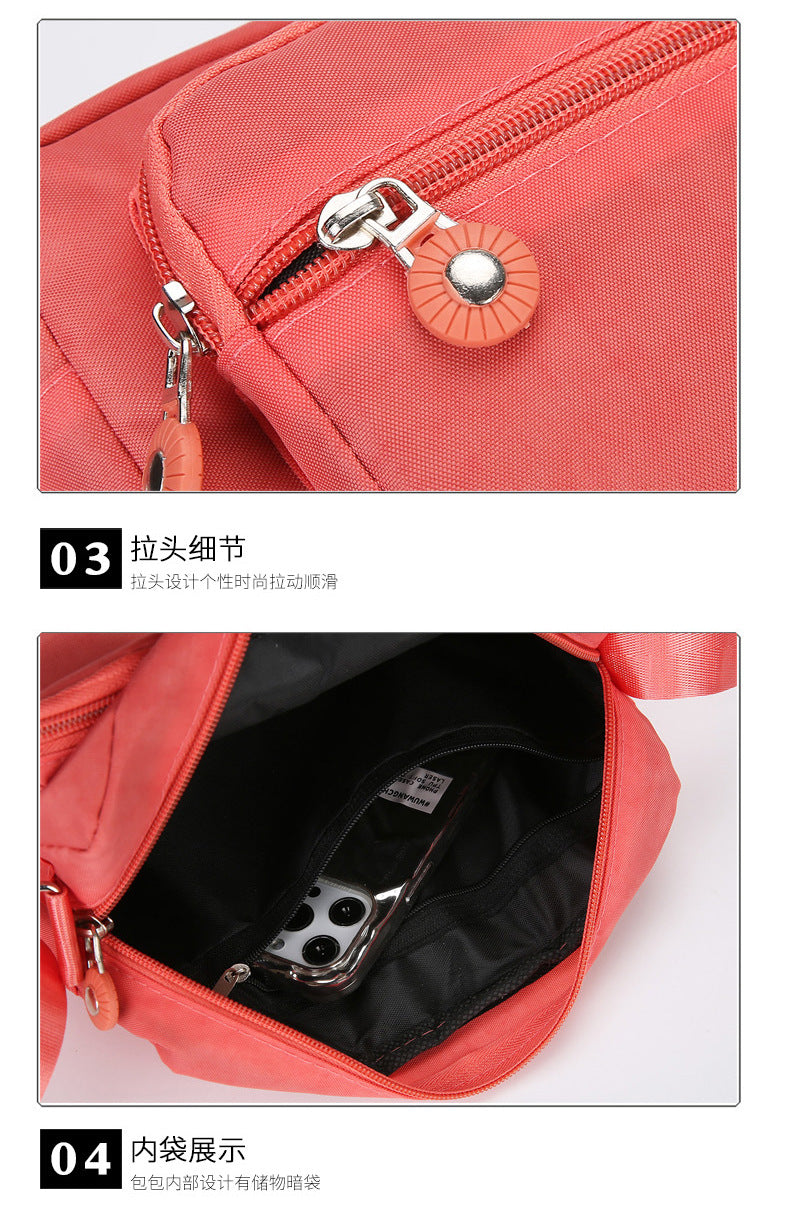 Fashionable Crossbody Bags for Women Leisure Shoulder Bag with Adjustable Shoulder Strap Zipper Closure Suitable for Daily Use