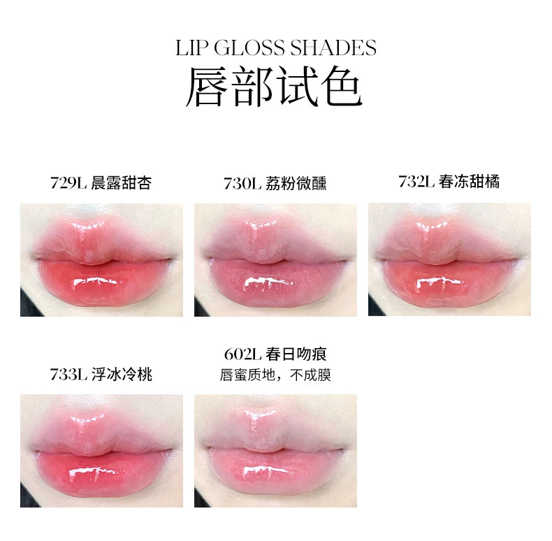 JOOCYEE GLAZED ROUGE 3D Effect lipstick moisturizer whitening lip gloss Hydrate Lips Makeup Long Last Original Makeup Cosmetics