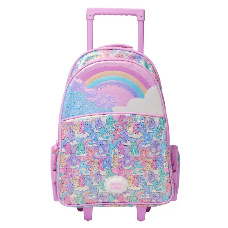In Stock Rainbow Bear School Backpack Lightweight Large Capacity Breathable Waterproof Decompression Shoulder Bag  Pen Bag Gift