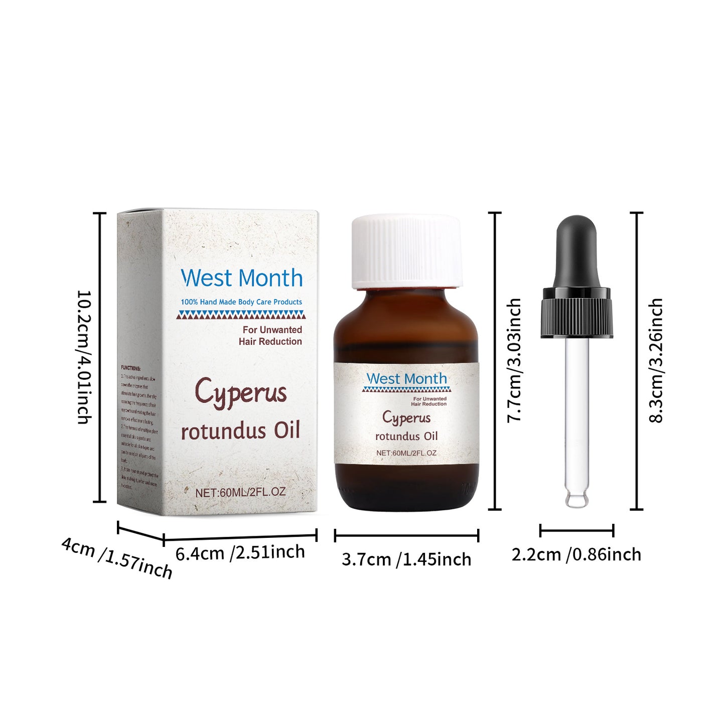Cyperus Rotundus Oil Hair Removal Armpit Legs Arms Hair Growth Inhibitor Smoothing Repairing Moisturizing Nourishing Body Care
