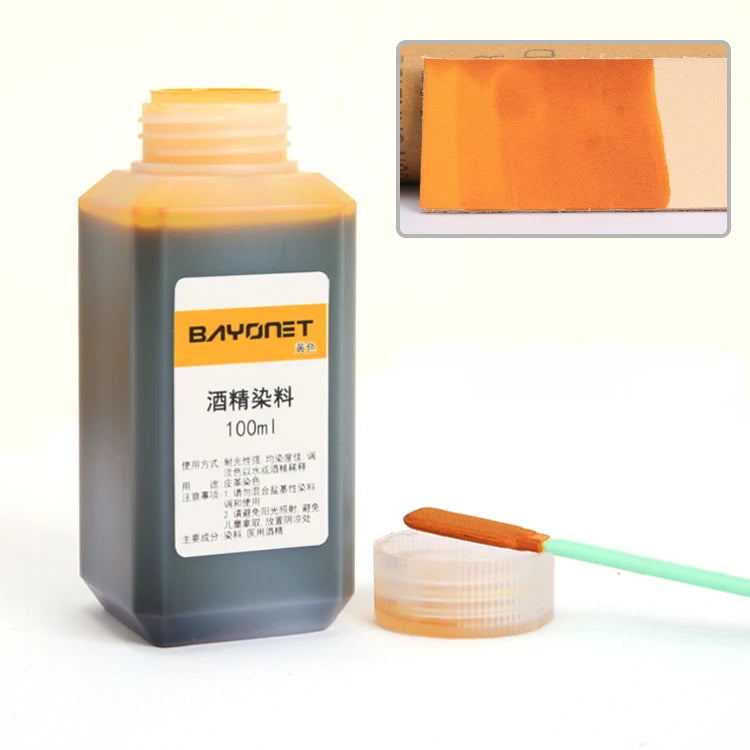 100ml 16 Color Leather Alcohol Dye Can Be Diluted Dyeing Paint DIY Leather Products Vegetable Tanning Repair Refurbished Dyeing