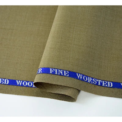 High Count 50% Worsted Wool Fabric For Suits Sewing Blazer Vest Pants Coat DIY High End 280g/m Serge Cloth Material 50X150cm