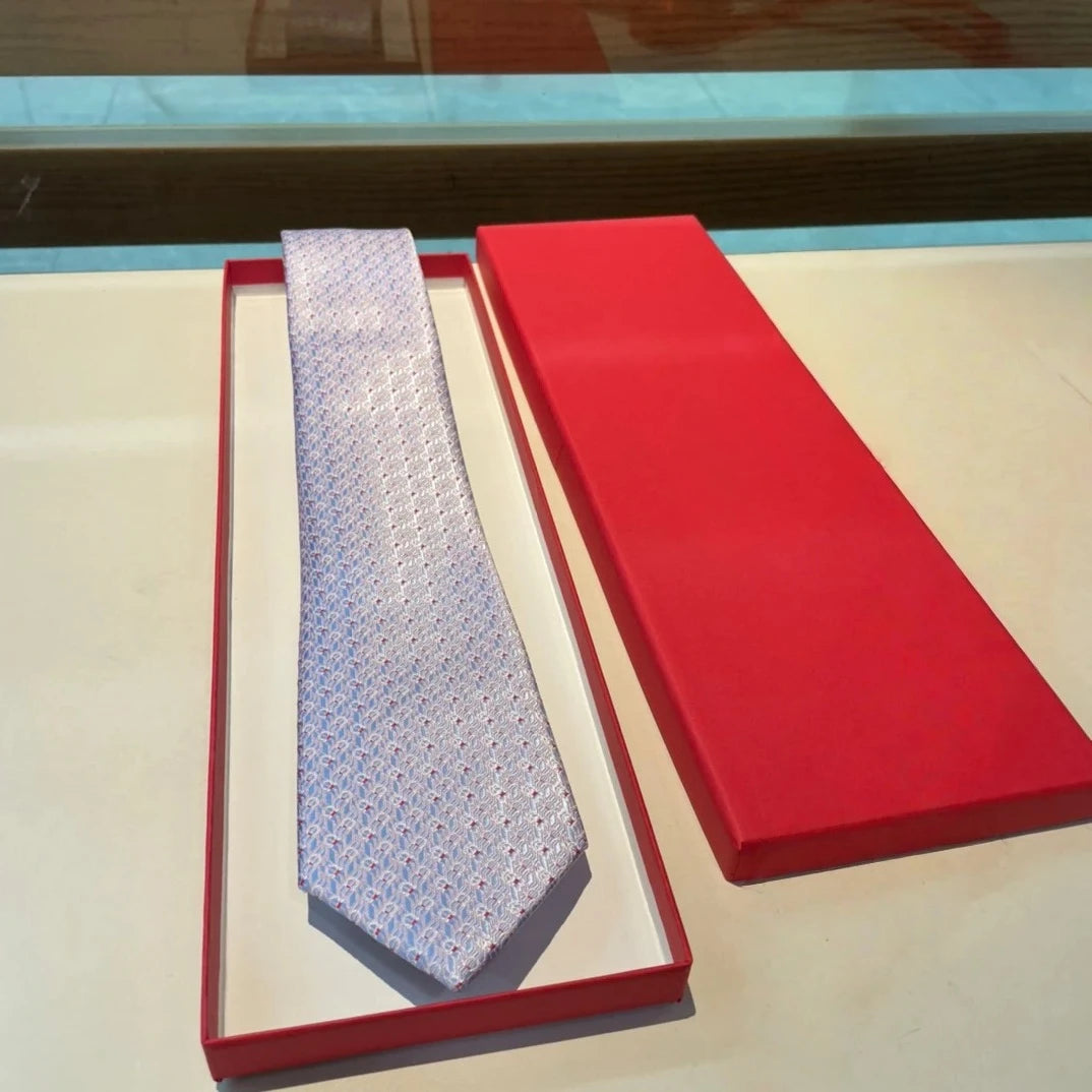 Luxury Brand Handmade Men's Neck Ties 100% Silk Ties Twill F Style High-End Business Formal Bows Ties Holiday Christmas Gifts