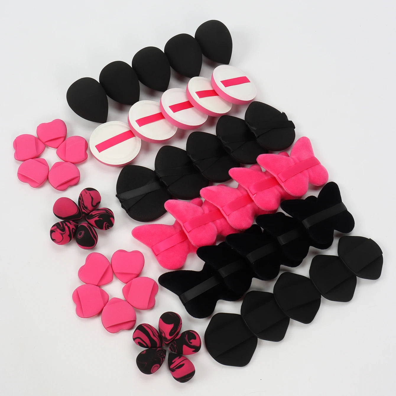 10/20/30/40/50-Piece Set of Multifunctional Makeup Tools, Expands When Exposed to Water, Suitable for All Skin Types