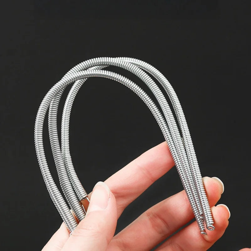 5/10/20PC Spring Drawstring Threader Clip Pants Hoodies Elastic Band Lace Cord Flexible Drawstring Thread DIY Sewing Accessories