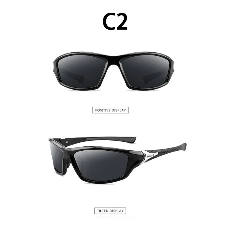 2025 Unisex 100% UV400 Polarised Driving Sun Glasses For Men Polarized Stylish Sunglasses Retro Fashion Male Goggle Eyewears