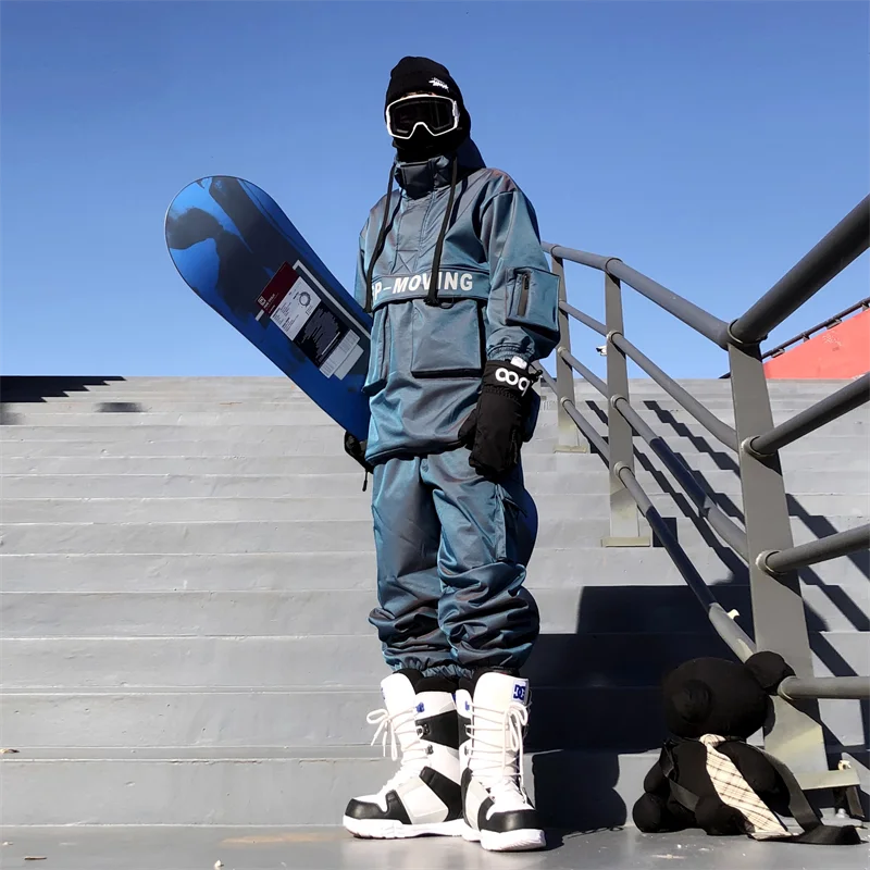 Ski Suit Set for Men and Women Windproof, Waterproof, Warm Jacket and Pants Complete Set of Snowboarding Gear High Quality
