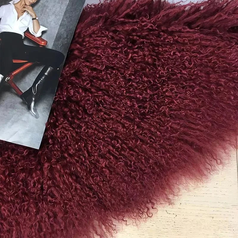Natural Sheepskin Coat With Stand Collar Natural Sheep Fur Coat Full Skin Lamb Fur Jacket Best Selling Women's Leather Jacket