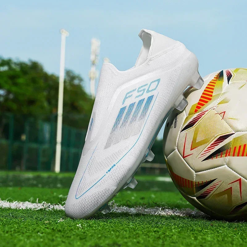 Men Football Boots Training Soccer Shoes Drop Shipping Match Sport Cleats Indoor Sneakers FG Ultralight Long Spikes Breathable
