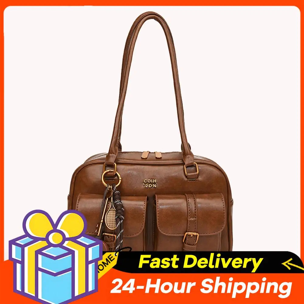 Ladies Large-Capacity Tote Bag Women Vintage Retro Chic Handbags Girl Shopping Shoulder Bag Women's Purses Top Handle Bags