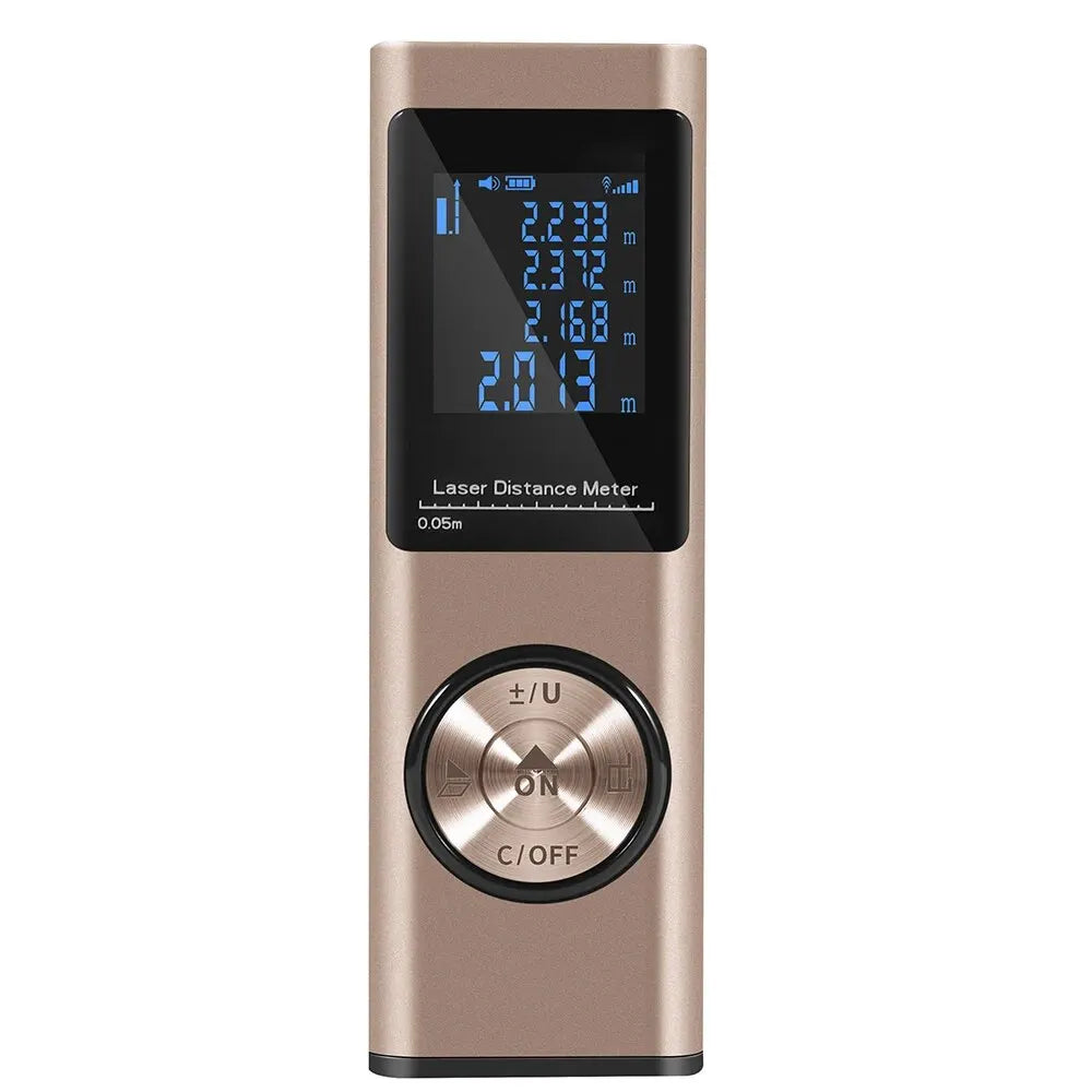 Mini Laser Rangefinder Laser Tape Measure Digital Laser Distance Meter Angle Measure Range Finder Portable Construction Tool