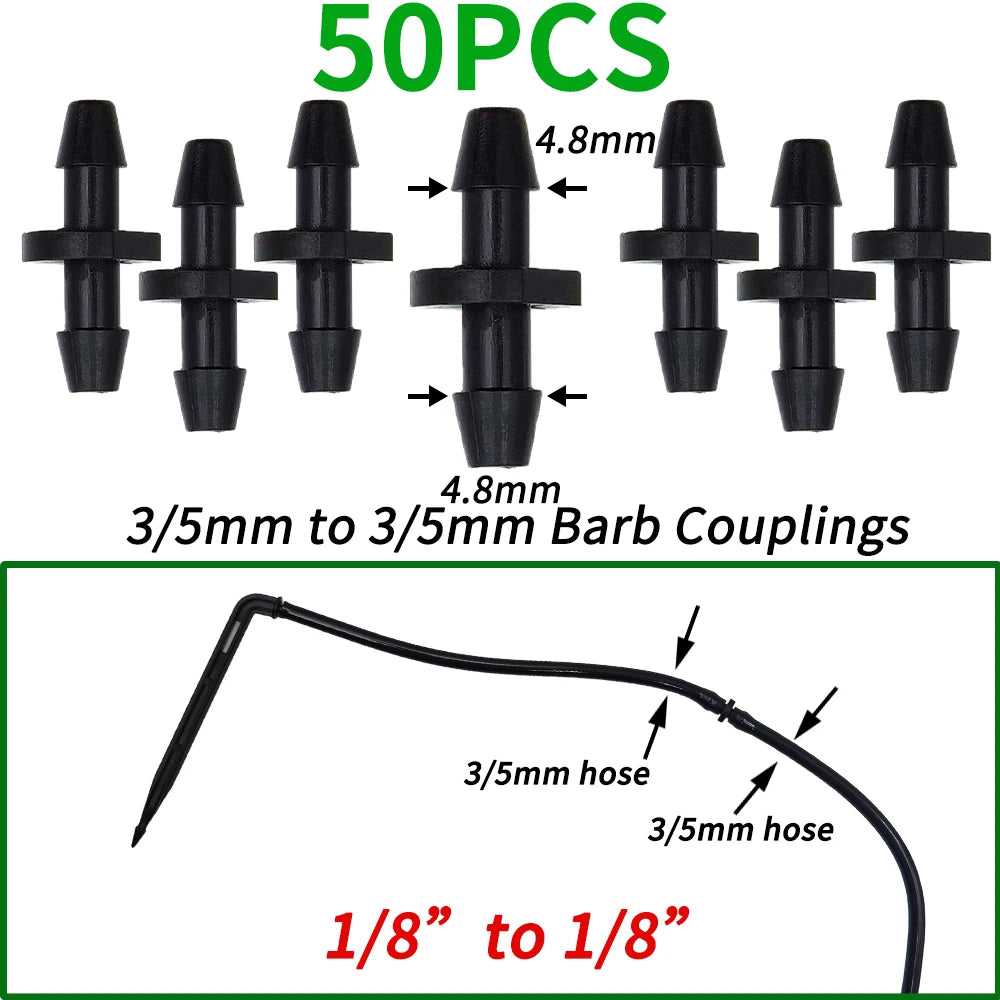Irrigation 2L/4L/8L Steady flow dripper with 4-way cross Connector Agriculture Drip water irrigation Drip arrow connector 20Sets