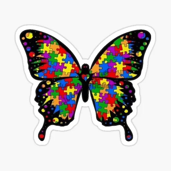 AUTISM Motorcycle Laptop Car RV SUV Wall Car Stickers PVC Vinyl Reflective Stickers Decals