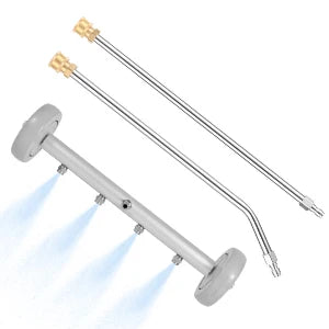 Pressure Washer Undercarriage Cleaner, Under Car Washer, Undercarriage Sprayer, Universal 1/4" Connector, 4000 PSI