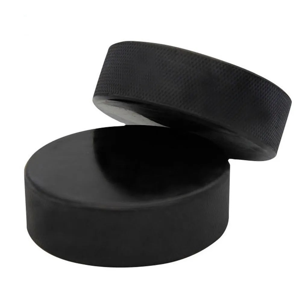 10Pcs Ice Hockey Pucks PU Material Standard Hockey Balls Anti Slip Texture Accurate Passes Practice Training Game