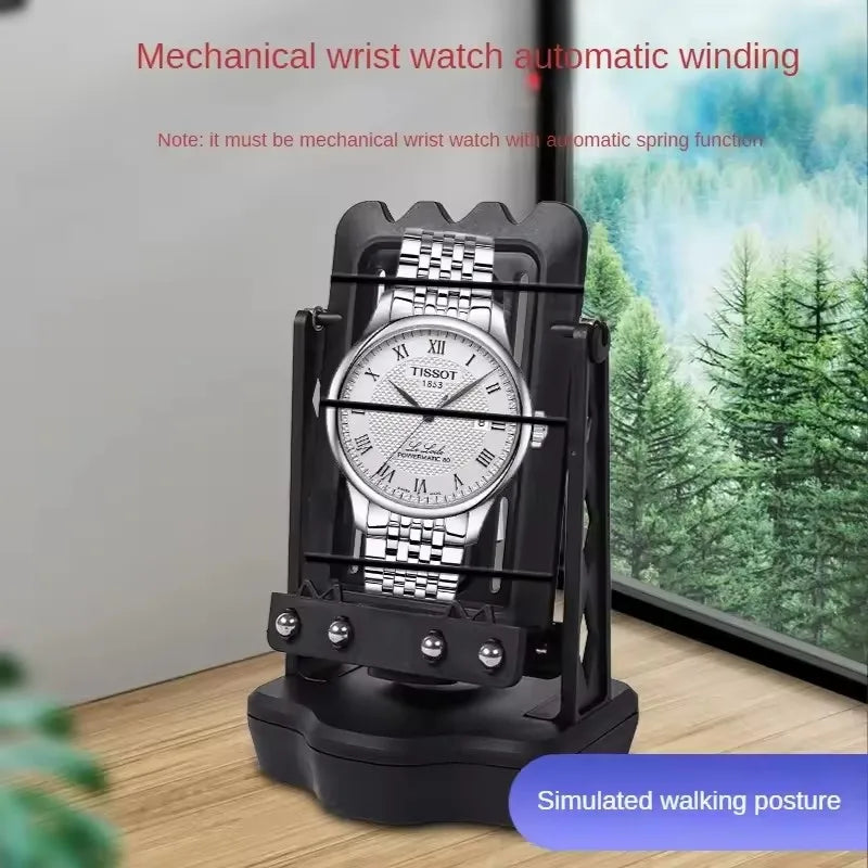 Automatic Watch Winder Rechargeable Mechanical Watches Silent Rotomat for The Watch Rotator Display Single Watch Winding Stands