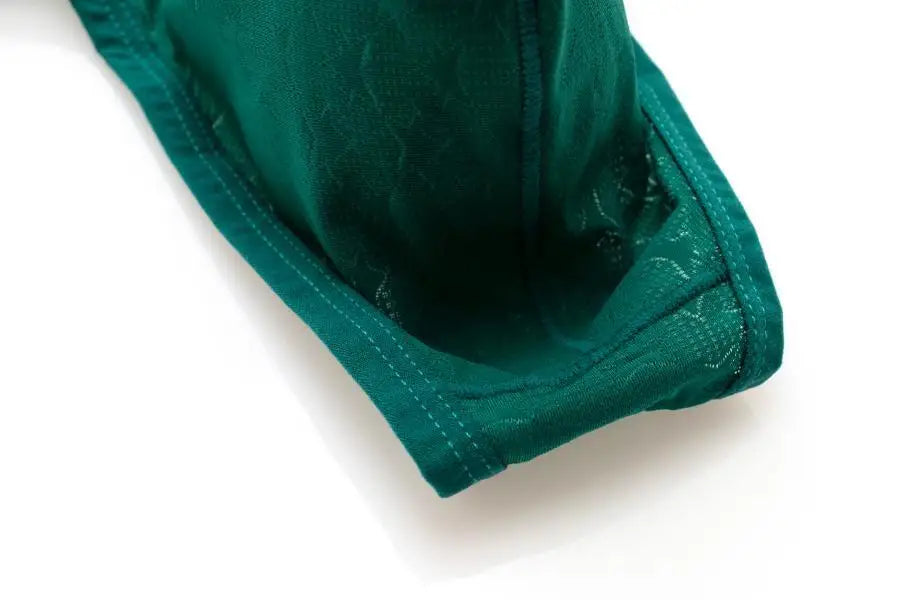 Men Thongs Sexy Underwear T-Back Underpants Breathable  Ice Silk Briefs Big U convex Pouch Thongs G-String Male Lingerie Panties