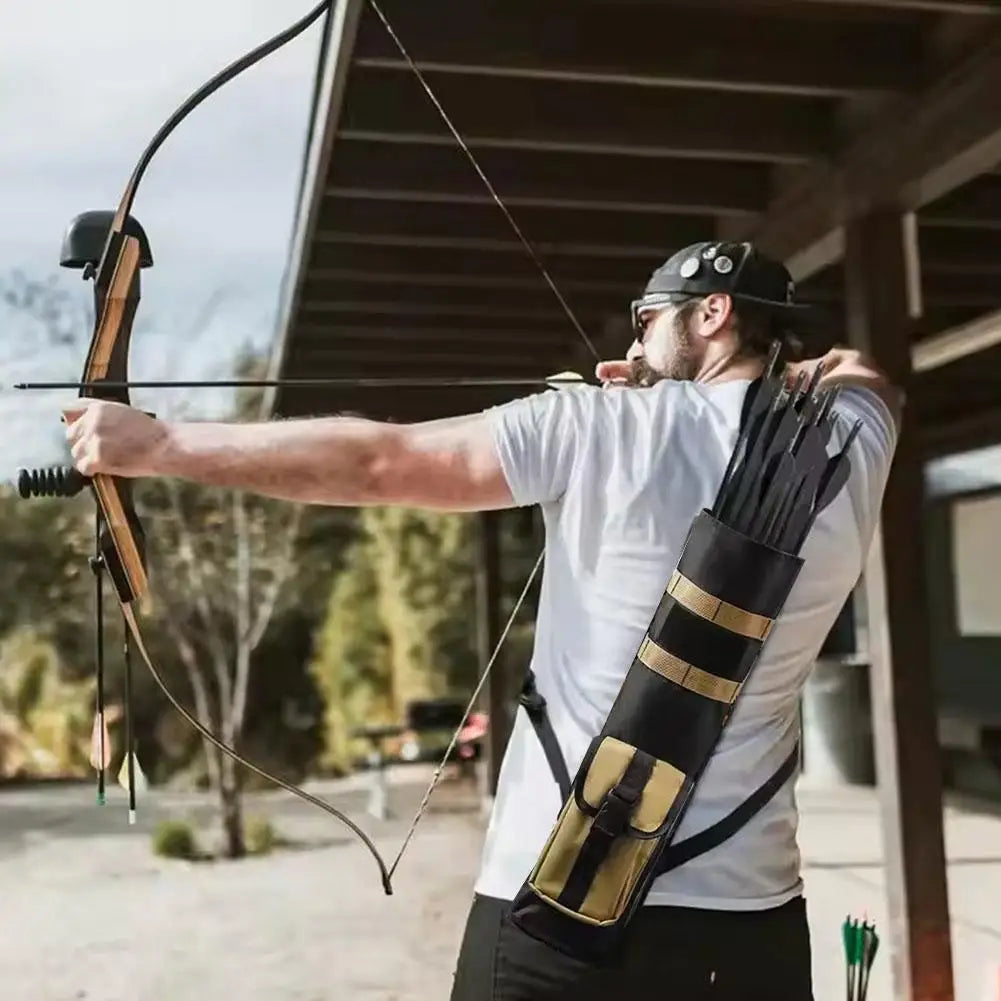 Archery Quiver For There-point Formula, Multifunctional Archery Quiver With Adjustable Strap And Pockets , Tactical Arrow Holder