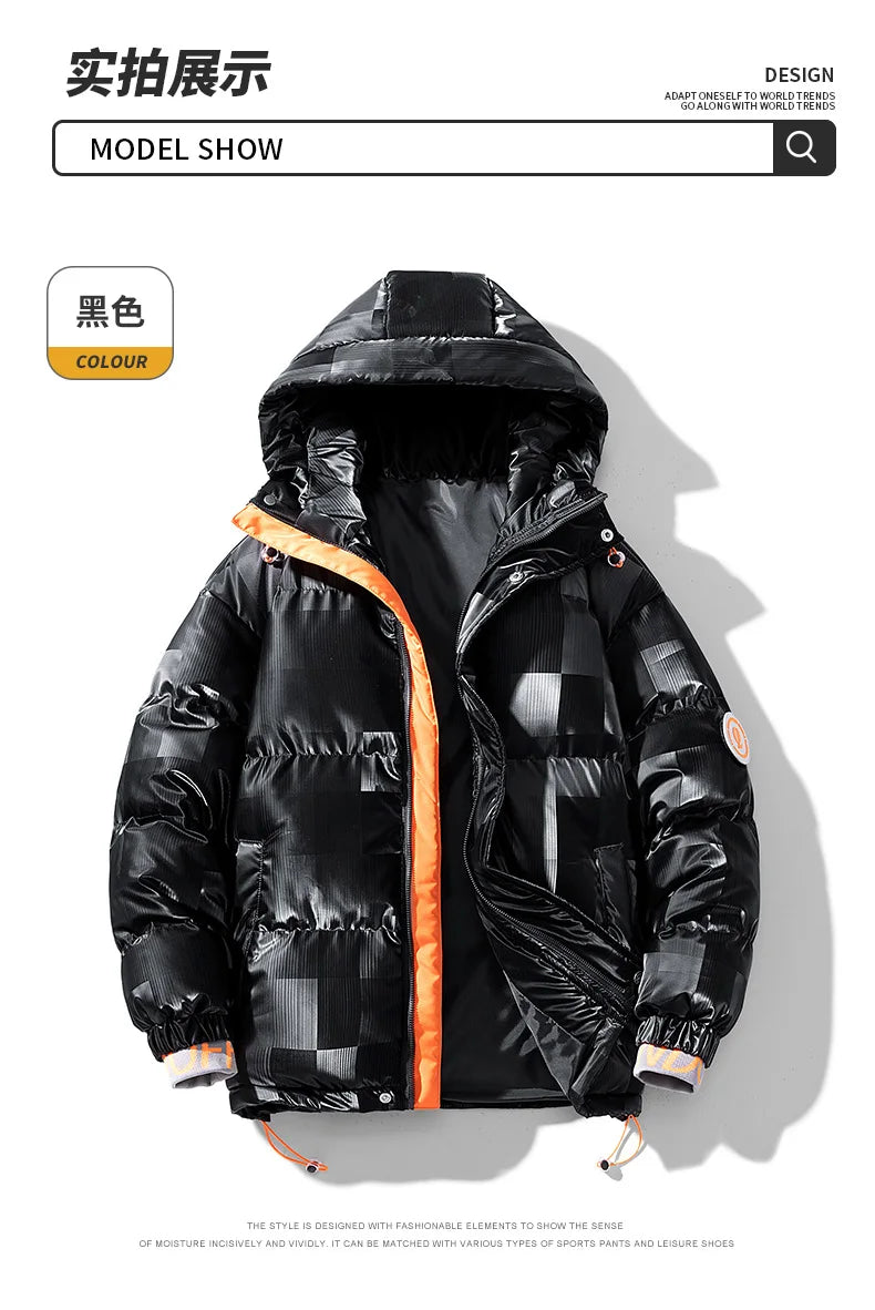 Men's winter jacket waterproof Cotton coat New style parkas hooded jacket Men's windproof thick warm man's fashion parkas