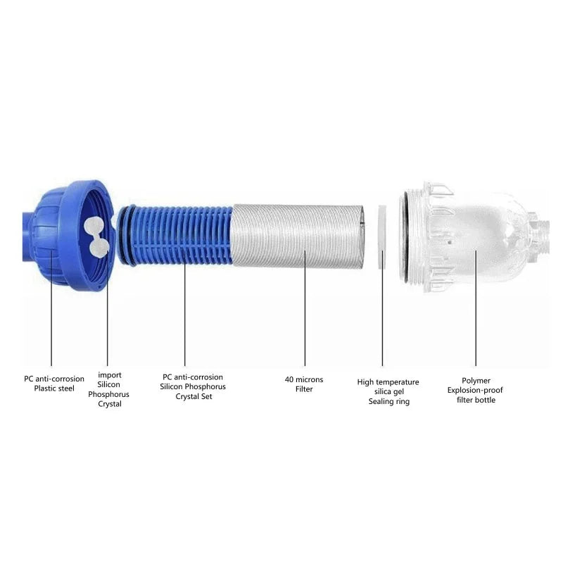 Detachable Pre-filter Household Bath Water Purifier Washing Machine Rain Shower Front Filter Water Heater Filter To Remove Scale