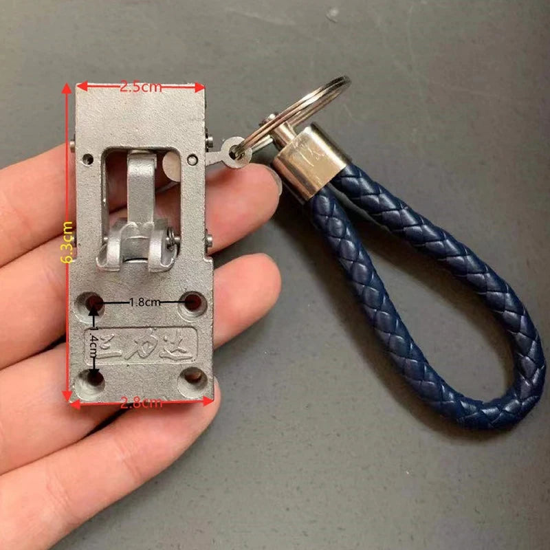Slingshot Machinery Stainless Steel Parts Long-rod Slingshot Parts Trigger Rubber Belt Hunting Tactical Supplies Accessories