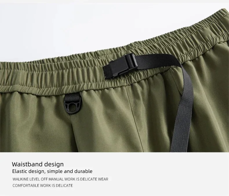 Men's high-end pants, trendy and versatile, cool and stylish teenage down pants, American straight-leg casual workwear pants