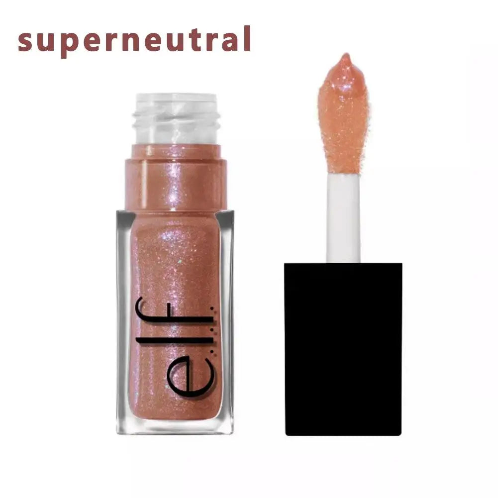 Elf Divine Wine Shiny Lip Glaze Crystal Glossy Finish Long-Lasting Lip Color Cosmetic Beauty Product