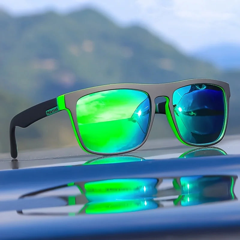 2025 NEW Fashion Square Polarized Sunglasses Men Women Driving Fishing Luxury Brand Designer Sun Glasses Driver's Eyewear UV400